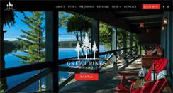 Desktop Screenshot of greatpines.com